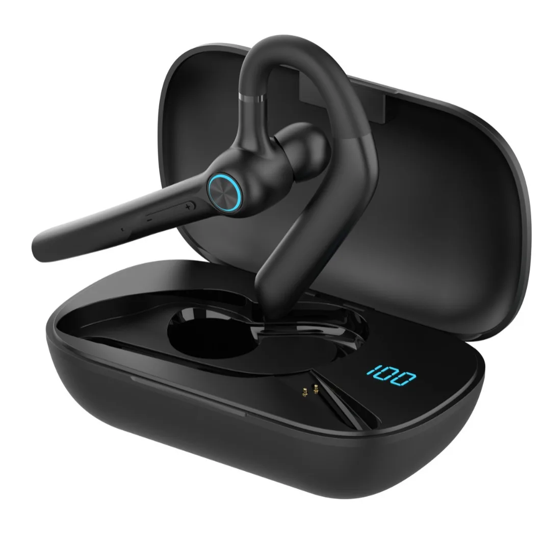 

Wireless Earbuds Sports Bluetooth Headphones,Ear Buds with LED Power Display Noise Canceling Headset,IPX7 Waterproof Earphones