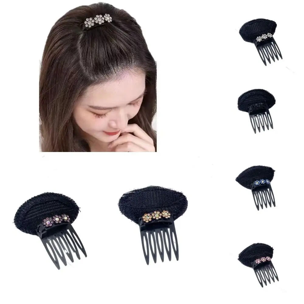 Diamond Puff Hair Head Cushion Flower Sponge Invisible Volume Hair Clip Hair Clip Hair Accessories DIY Hair Styling Tool Daily