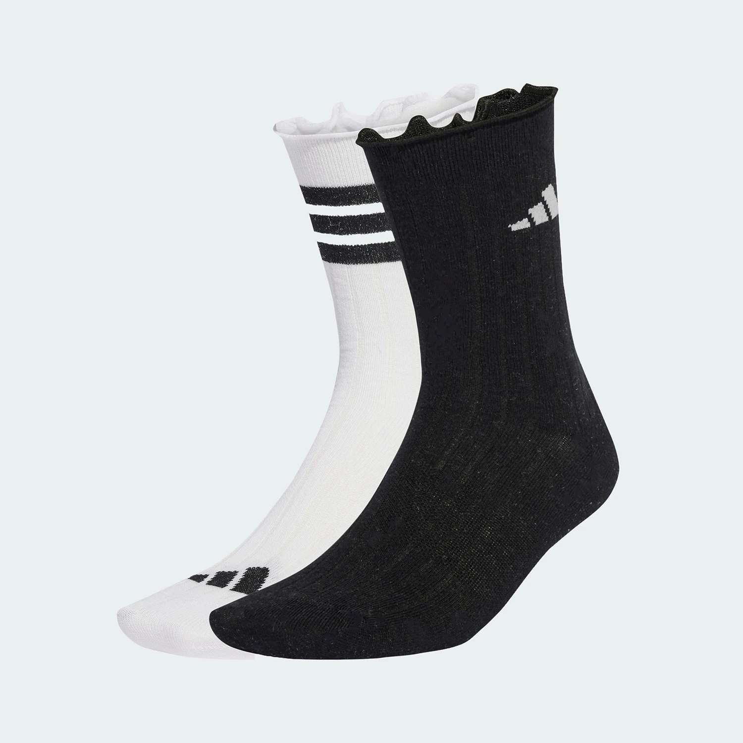 

Adidas Originals Mens GLOW SOCK Sports Mid Cut Socks Two PairsJX5726