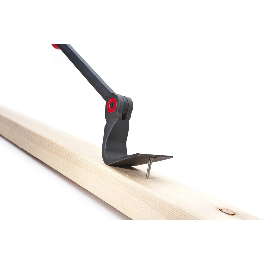 Barra di leva da 30 pollici con fessura per chiodo a testa angolata Rotazione di 180 gradi Blocco a 16 posizioni Durevole superficie sorprendente Controllo confortevole