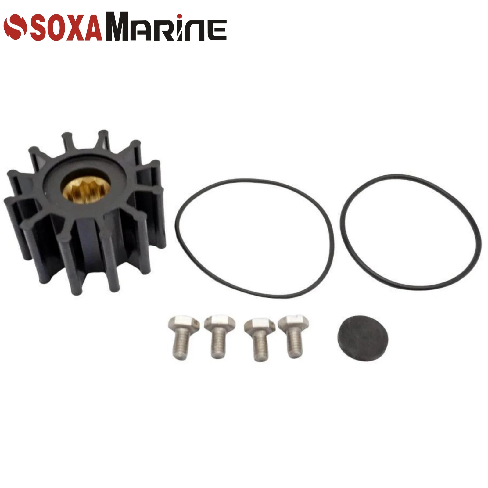 

Комплект винтов для крыльчатки и крышки для Yanmar 129670-42610 Marine Diesel 3JH 4JH