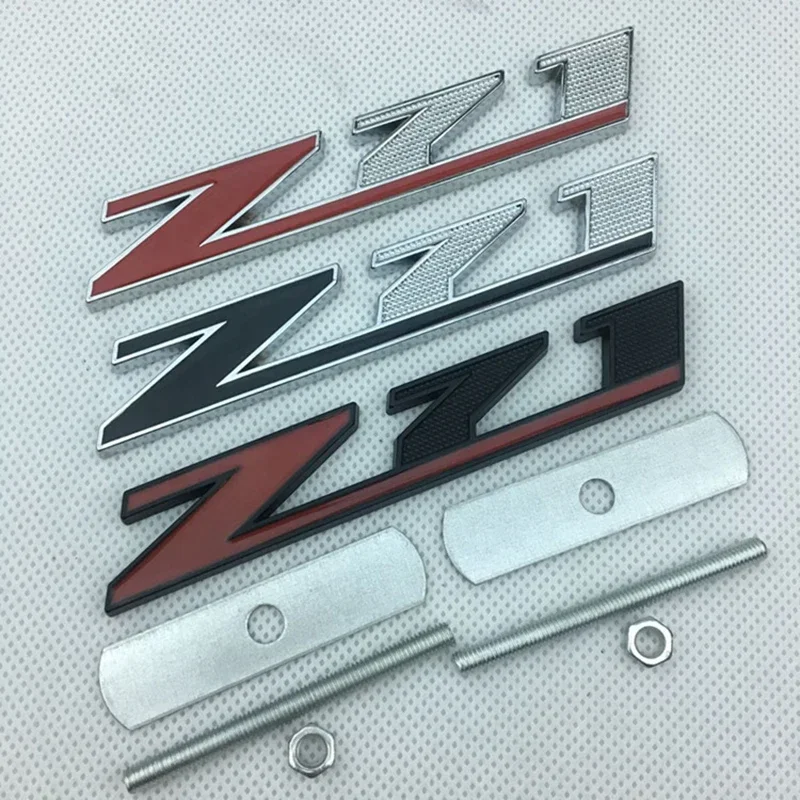 

3d Metal Logo Z71 Emblem Car Front Grille Badge Sticker For Tahoe Colorado Cheyenne Chevy Silverado Z71 Accessories