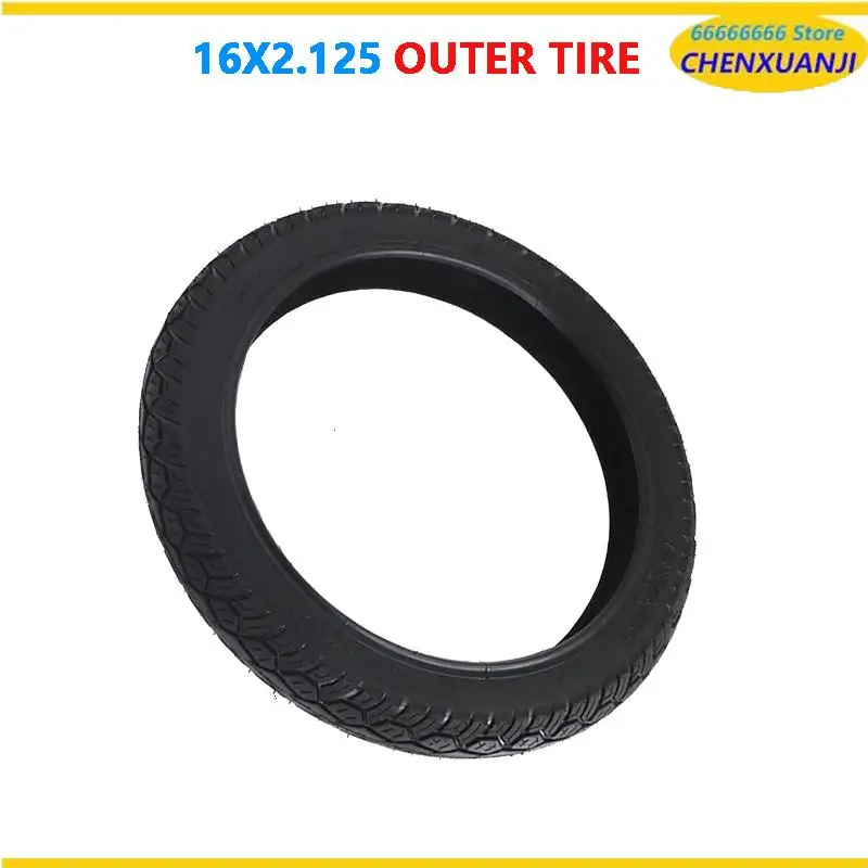 

Прочная внешняя шина 16x2.125 для велосипедов и электровелосипедов, подходит для различных моделей колес