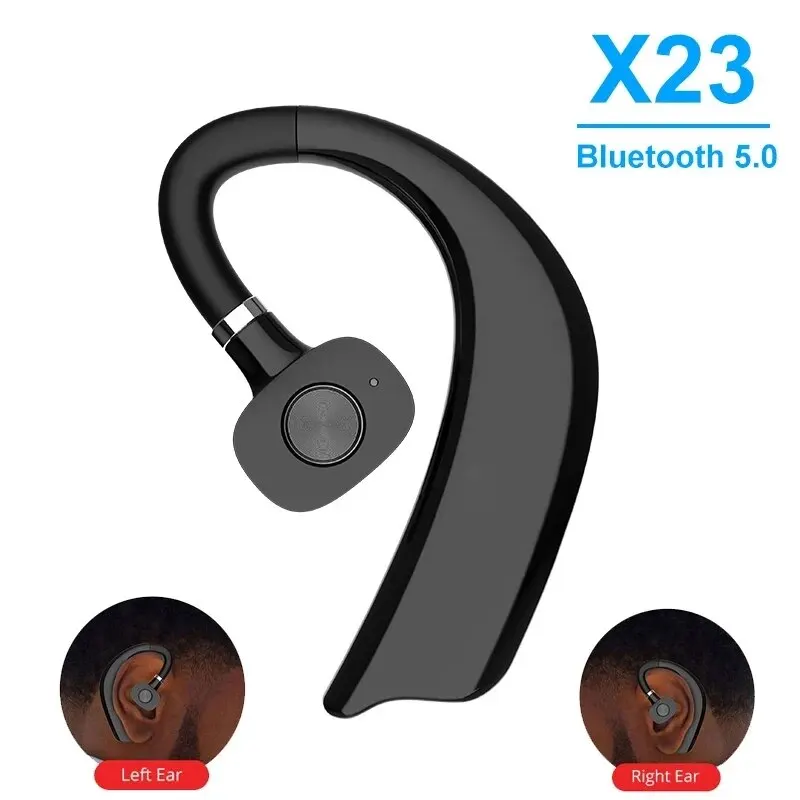 X23 Wireless Earphones One Ear Bluetooth Headphones TWS In Ear EarHooks Mini Handsfree Calls Headset With Microphone