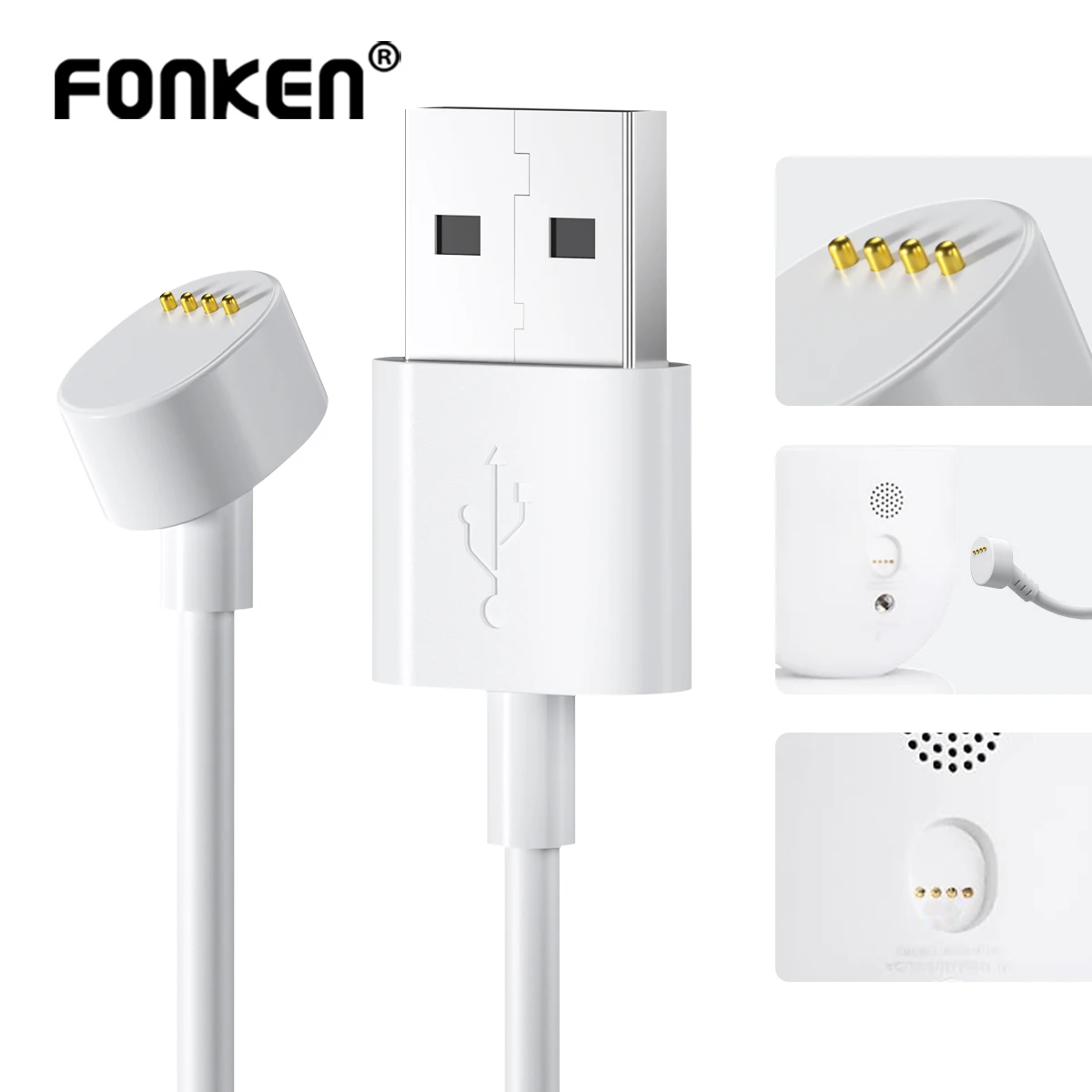 Weatherproof Charging Cable for Google Nest Cam Outdoor USB Port Charger Cord Heavy Duty for Long Term Outdoor Use Extended Wire