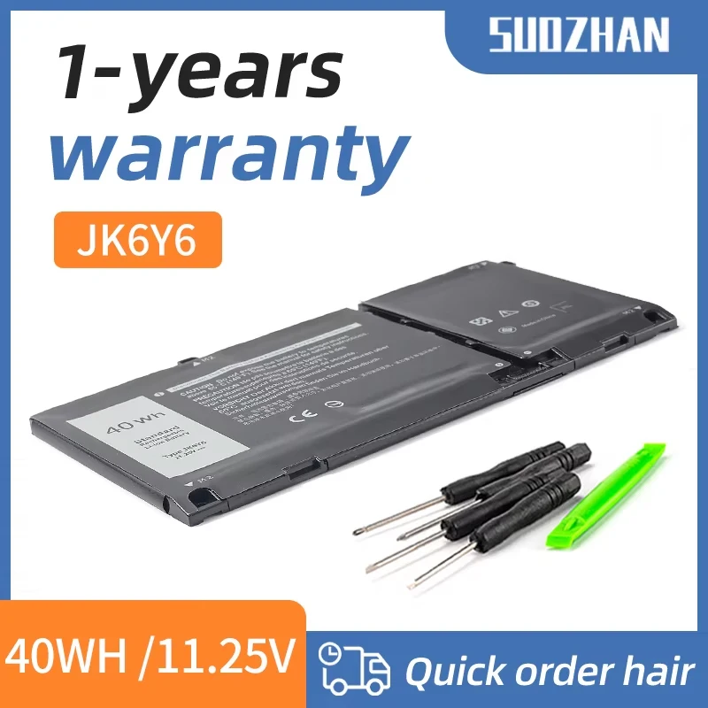 

Новый аккумулятор SUOZHAN JK6Y6 C5KG6 для Dell Latitude 3410 3510 Vostro 5300 5401 5402 5501 5502 Inspiron 5301 CF5RH 11,25 в 40 Вт/ч