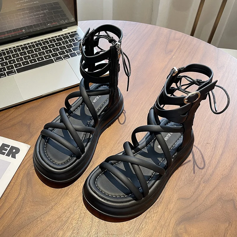 Womens Supportive Height Platform Multi-Functional Strap System Quick-Release Fasteners & Ergonomic Footbed - Daily Mobility