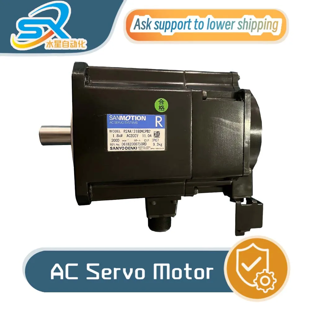 

100% оригинальный серводвигатель переменного тока R2AA13180HCPB2 1,8 кВт с гарантией Sanyo