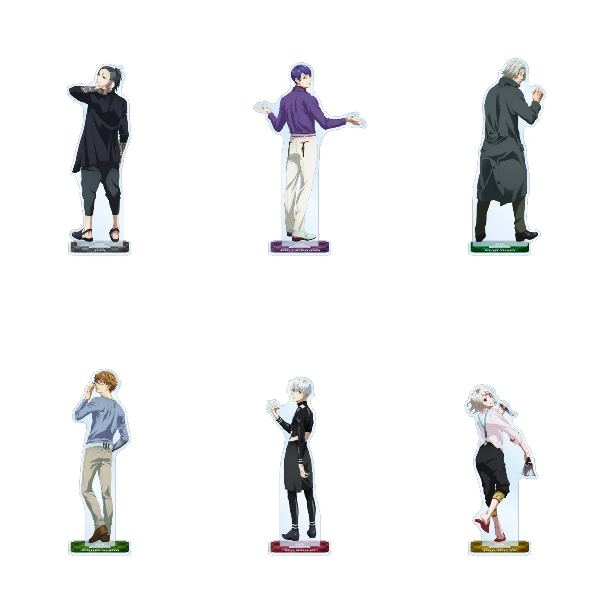 15CM  cute Anime Tokyo Ghoul Acrylic Stand Keychain  Characters Ornament Accessories Goods Collection Gifts