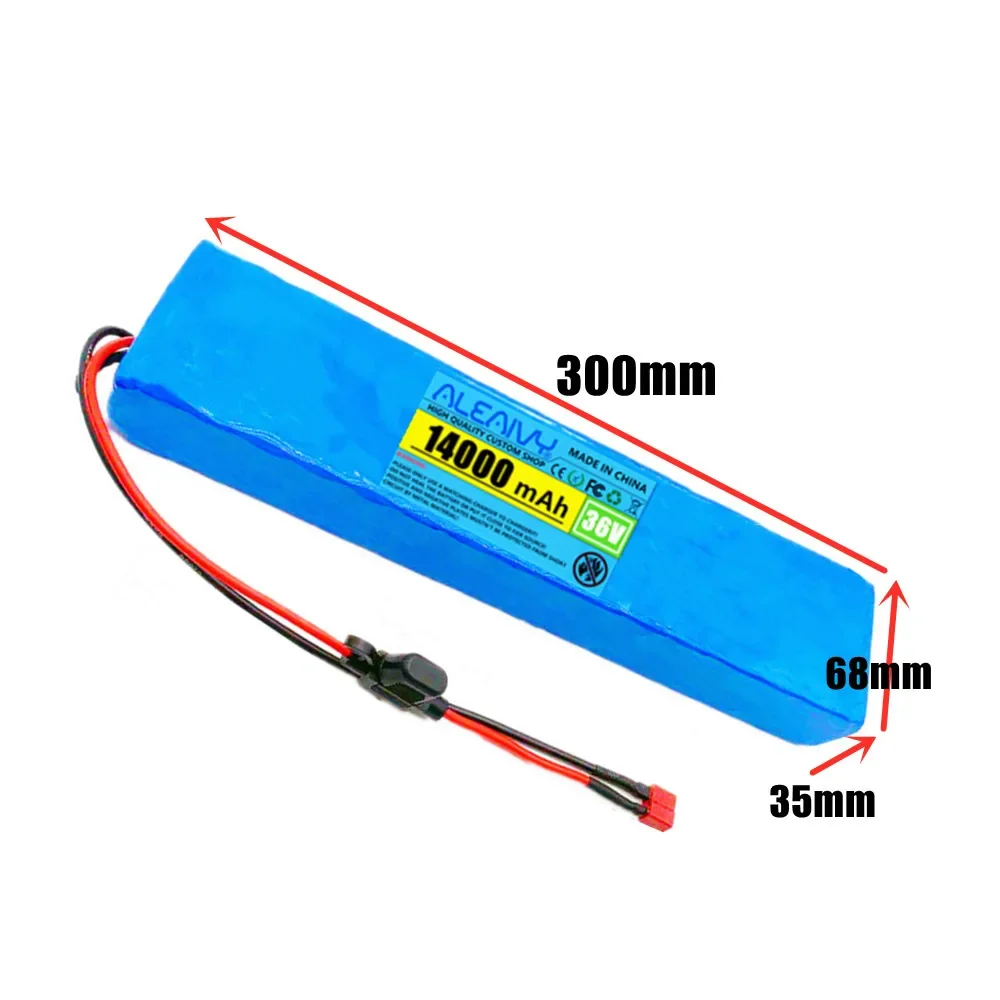 36V 14ah 10s3p lithium battery pack is applicable to 250W 350W 500W scooter, electric bicycle, built-in 30A BMS and fuse device