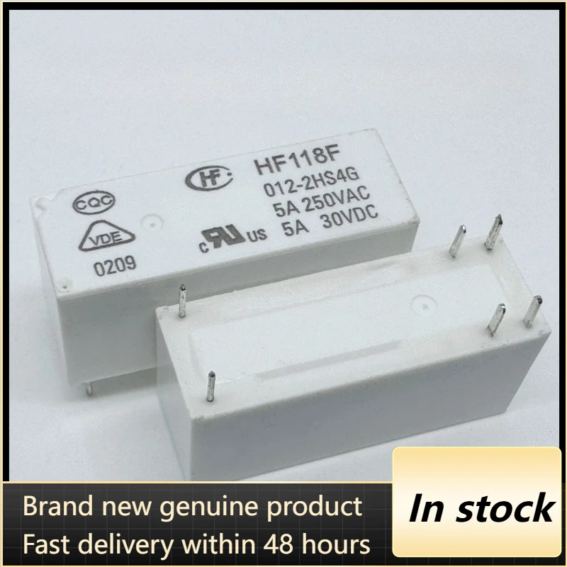 （Large quantity negotiable ）New 1pcs/lot HF118F 012-2HS4G 118F2A 12V 6pins 5A