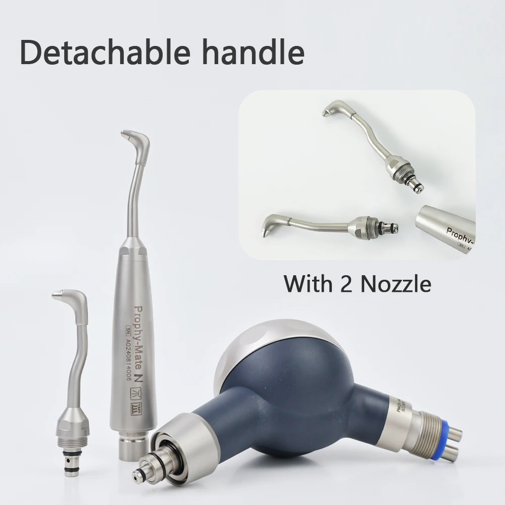 NSK용 항흡입 구강 위생 2홀 4홀 PTL/KV 커플링 포함 Dental Prophy-Mate neo 에어 폴리싱 프로피 제트 핸드피스