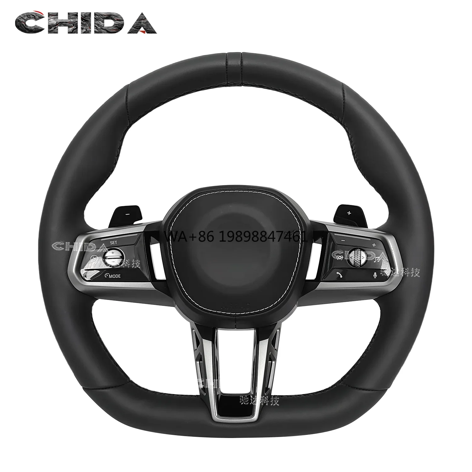 

Custom Full Leather ID8 Sporty Steering Wheel for BMWs F10 F30 F20 F01 F07 F32 F82 G01 G12 G20 G30 G80 G05 M4 M3 X3