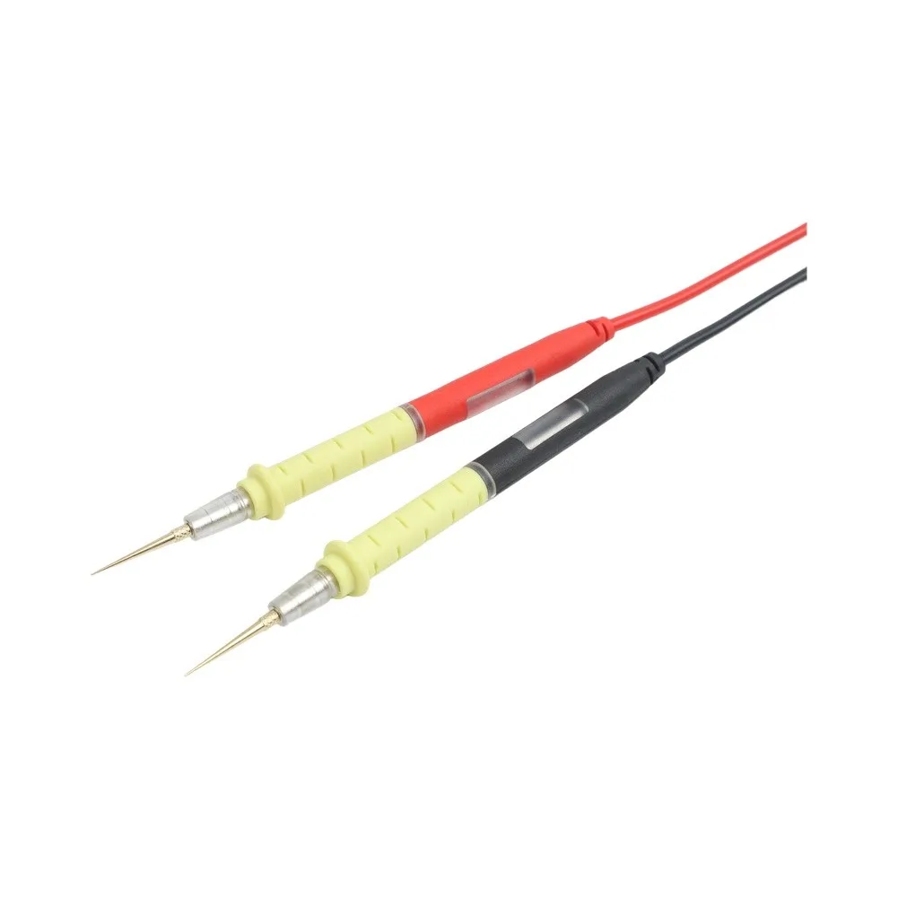 Gold Plated Copper Test Probes Compatible with 99 Percent of Multimeters with Silicone Flexibility and Cold Resistance