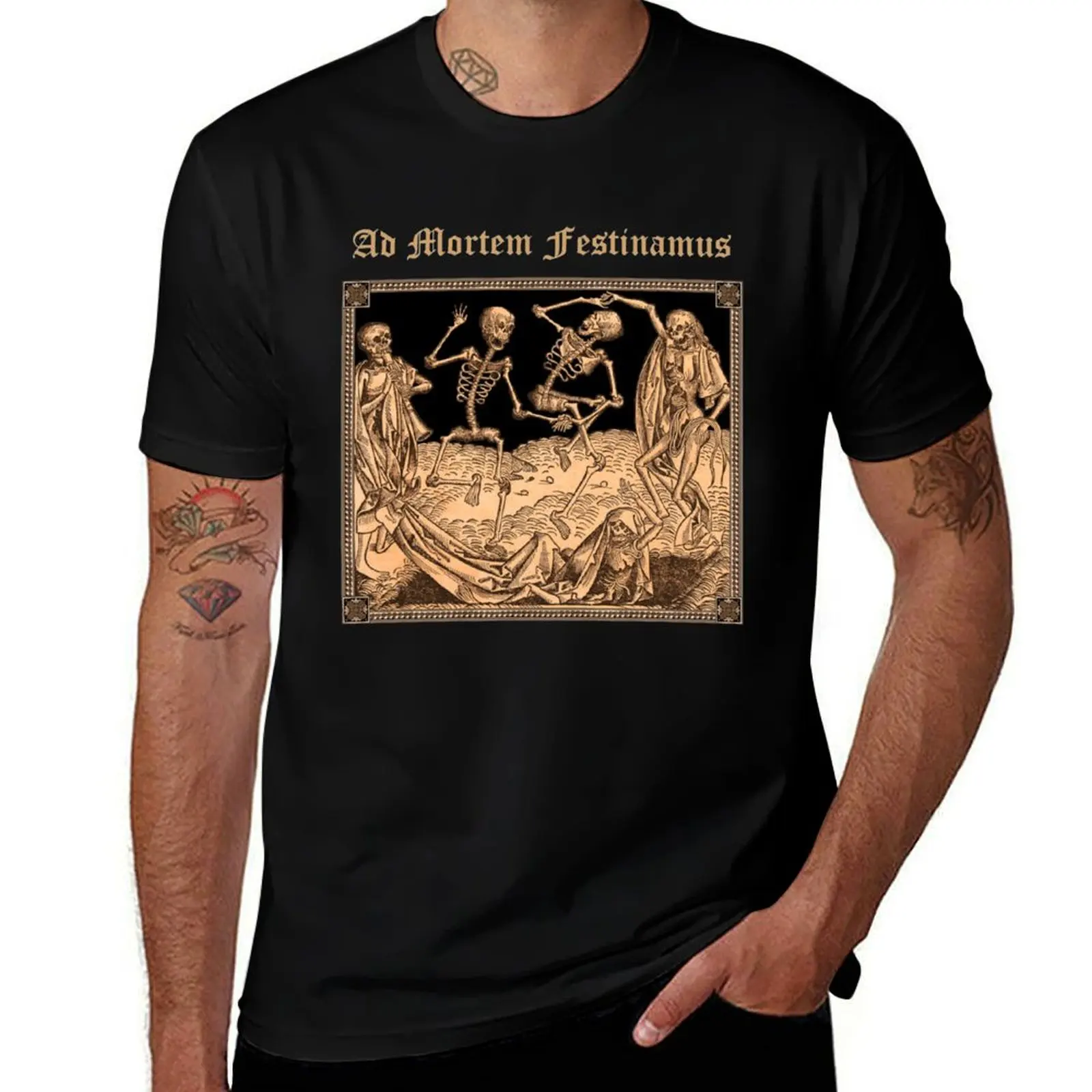 Danse Macabre Essential T-Shirt Sports Casual Breathable Tee Shirt T-Shirt