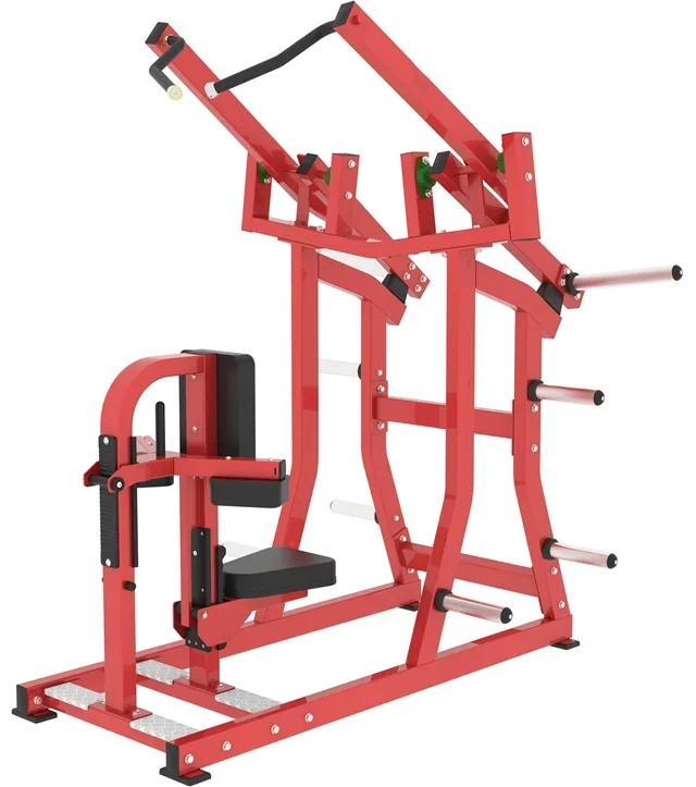 

strength plate loaded bodybuilding fitness commercial gym equipment functional Iso Seated lat pull down low row machine