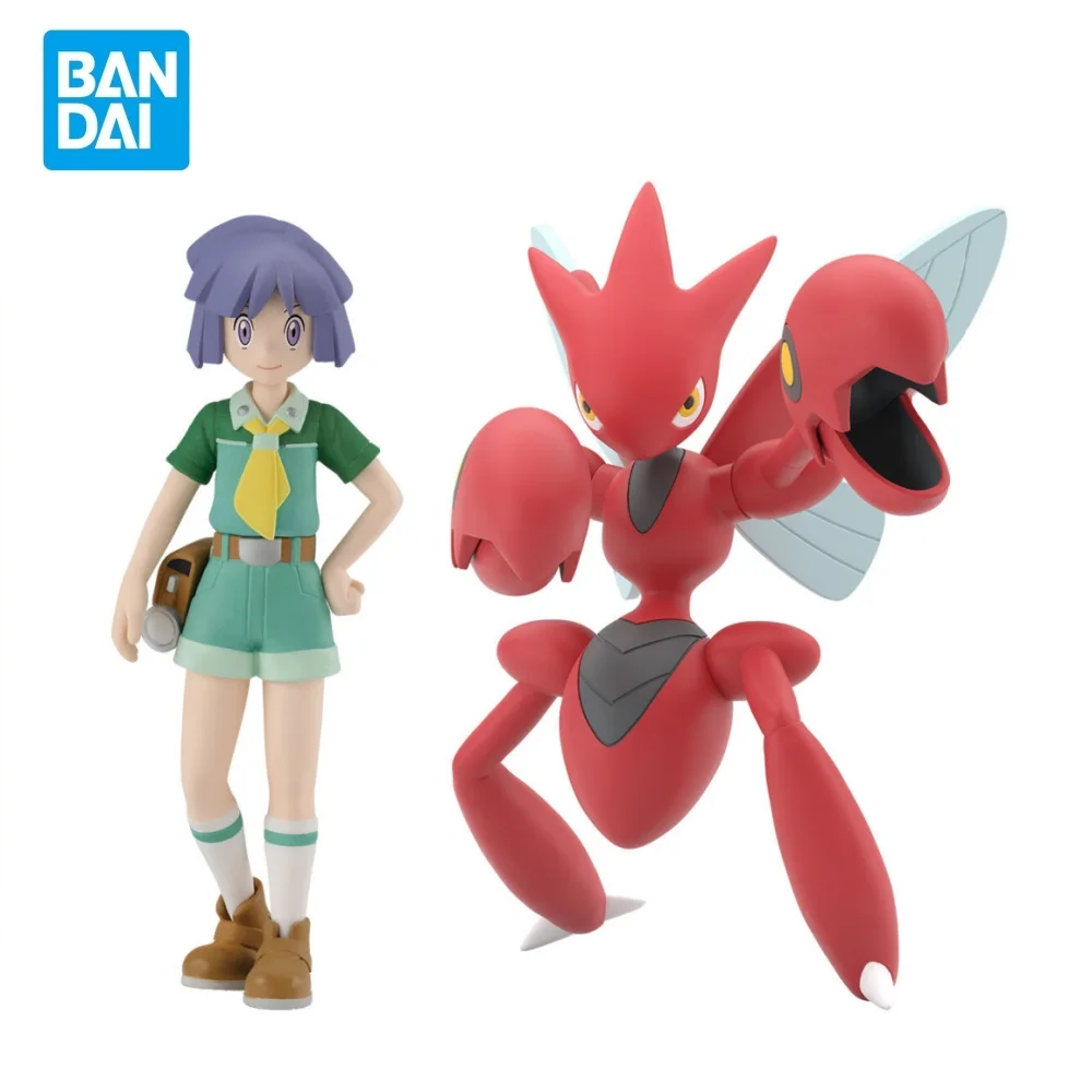 bandai-pokemon-anime-bugsy-scizor-escala-mundo-figuras-de-accion-modelo-estatuilla-original-figuarts-coleccion-decoracion-juguetes