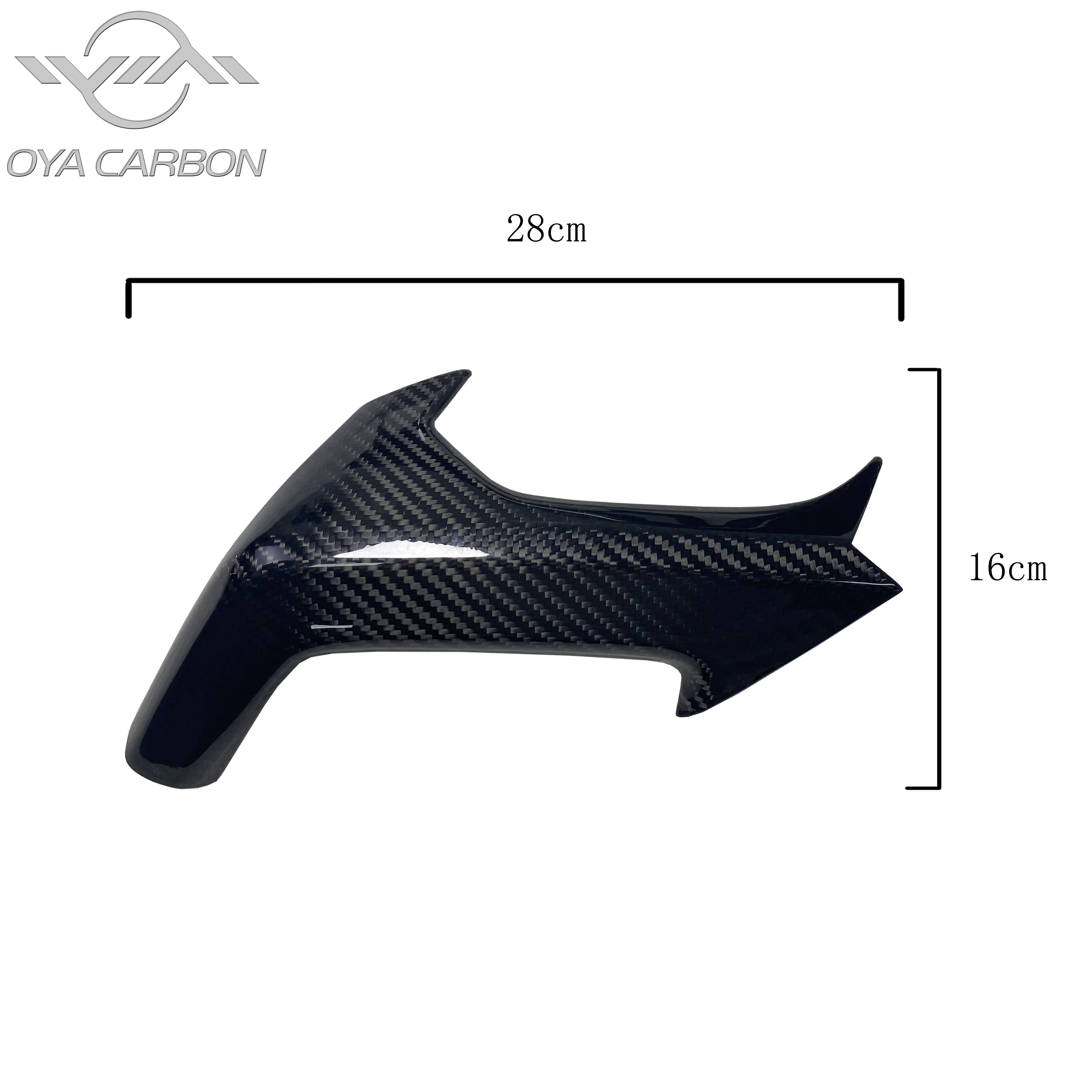 الجملة OEM و ODM مخصص كامل جاف 100% ألياف الكربون مقابض الأبواب الداخلية لامبورغيني هوراكان LP-610 - OYA CARBON