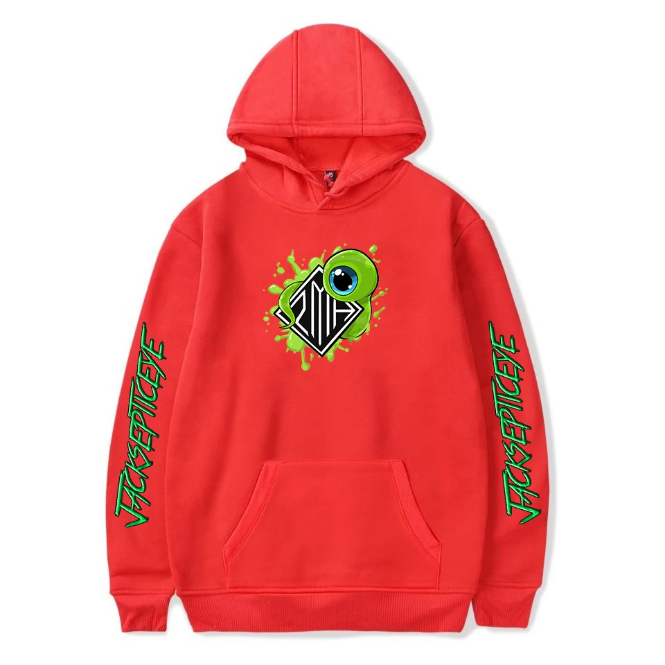 Jacksepticeye-Sudadera con capucha para hombre y mujer, Jersey informal con estampado de dibujos animados, estilo Hip Hop, Harajuku, otoño