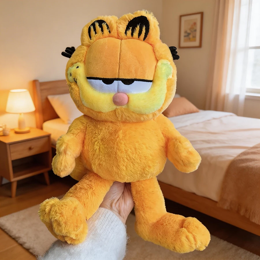 Juguetes de peluche originales de la familia Garfield, 30cm, suaves y lindos, de dibujos animados, gato Garfield, Odie, animales de peluche, muñecos de peluche, regalos para niños