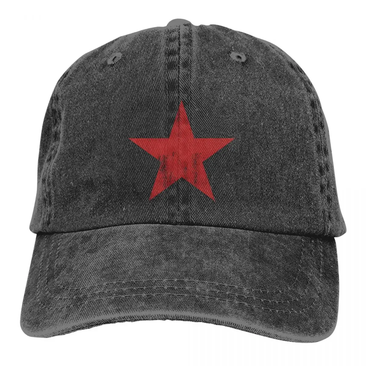 Russian Soviet The Red Star Baseball Cap Vintage Dad Hats Men Outdoor Adjustable Fit Hats Cap