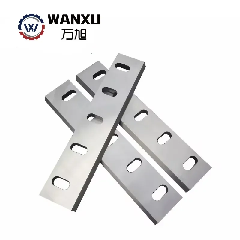 2026 High hardness alloy inlaid steel blade PC500 crusher accessories plastic scrap scrap wood crushing blade