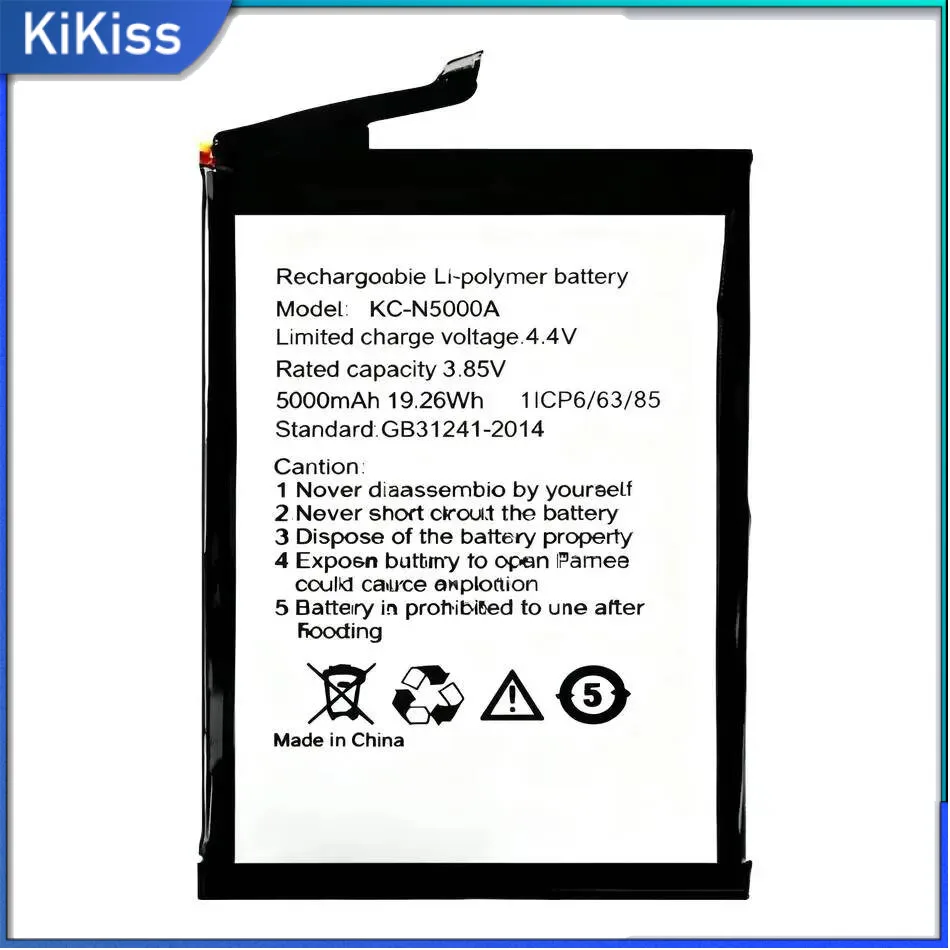 

High Capacity For Oukitel IIIF150 Air 1 Pro Air1 KC-N5000A Mobile Phone Battery 5000Mah