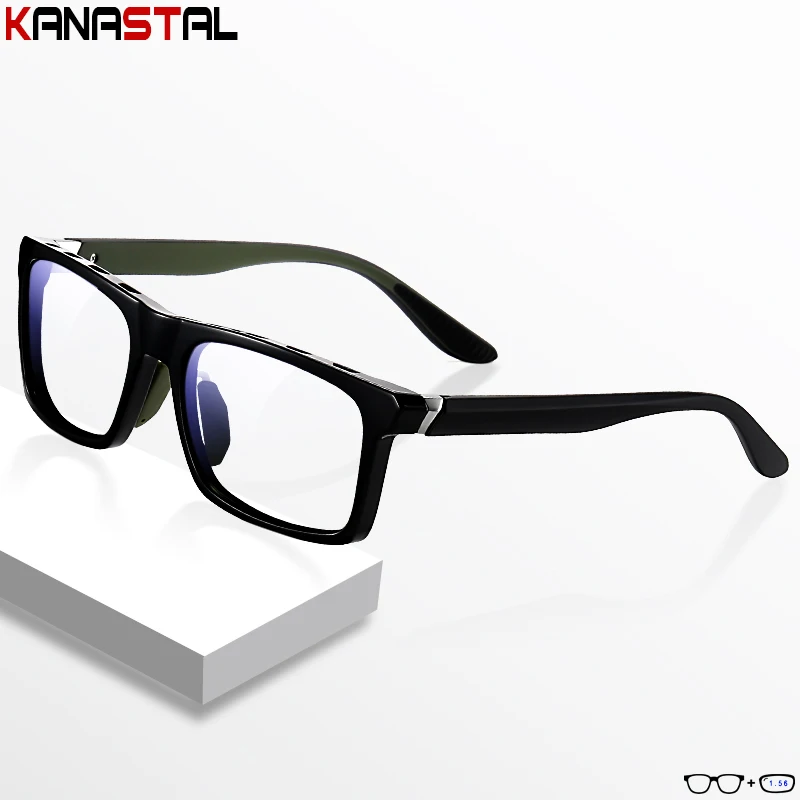 Women Blue Light Blocking Eyewear Men Reading Glasses Prescription Optical Lenses Myopia Square Anti Fog TR90 Eyeglasses Frame