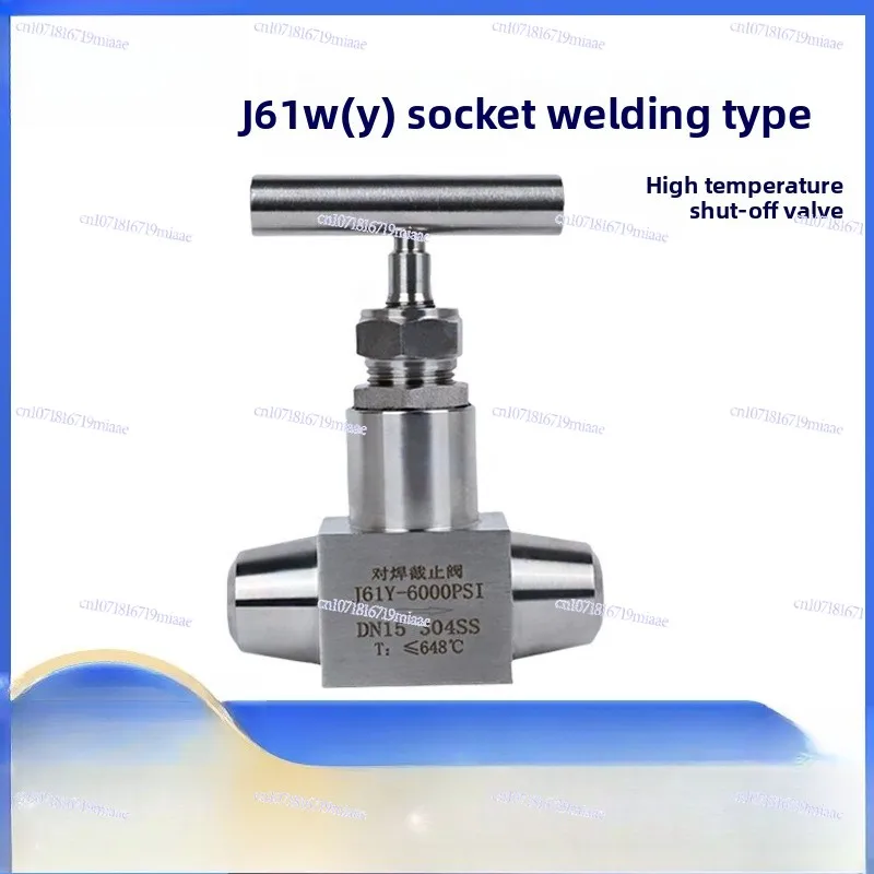 J61YJ61W-320P Needle Valve High Temperature Stop Valve 304316L Stainless Steel Stop  Socket Welding Stop