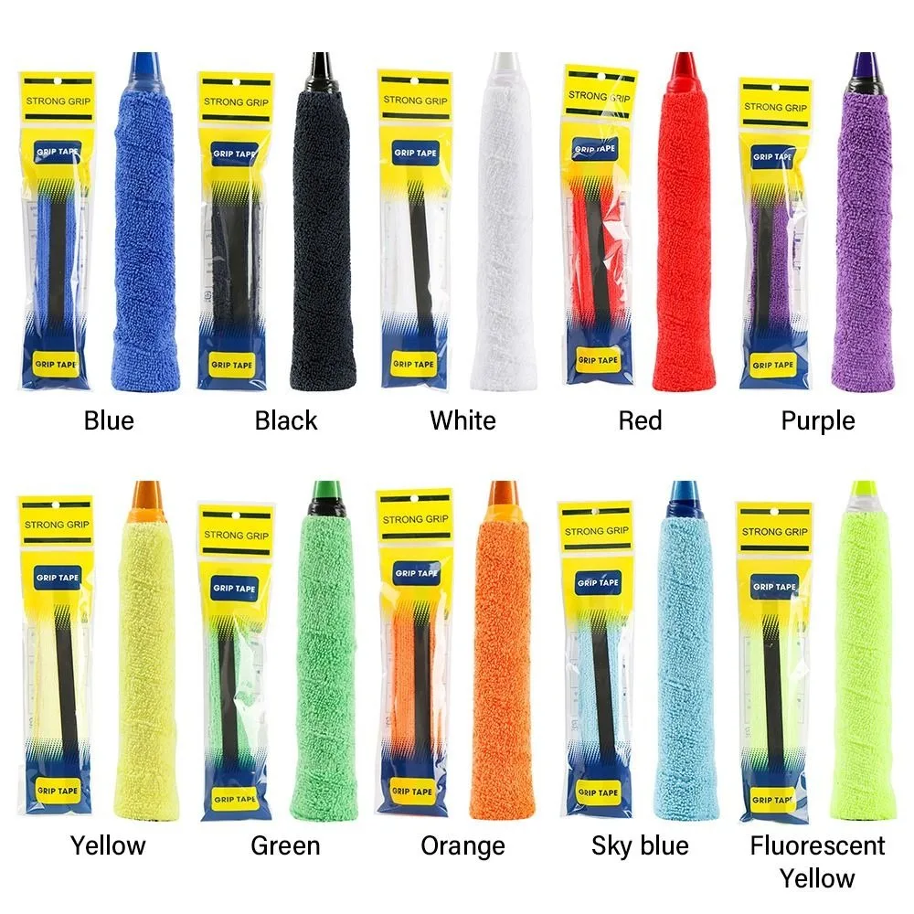 Multi-color Badminton Racket Overgrips Towel Shock Absorption Racquet Towel Sweatband Tennis Paddle Fishing Rod Over Grips - Image 6
