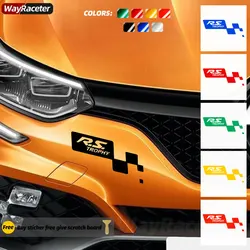 Car Front Bumper Blade Sticker Racing RS Trophy Graphics Body Vinyl Decal For Renault Sport Megane Clio Cup Sandero Accessories