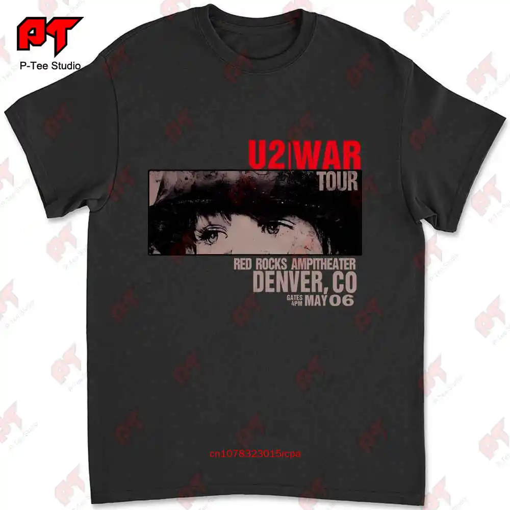 

U2 War Red Rocks T-shirt I8IK