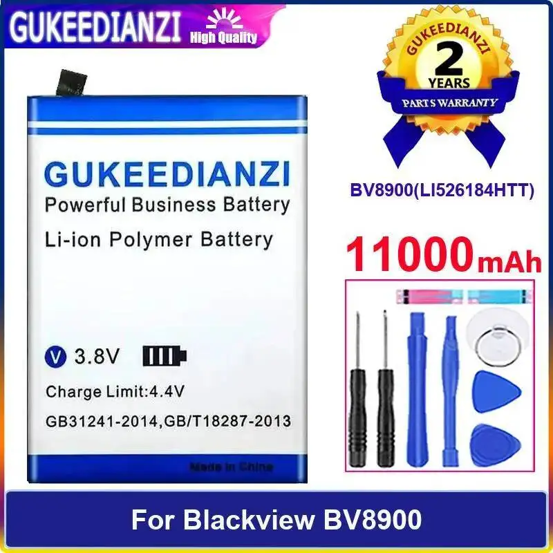 

Mobile Phone Battery High Capacity 11000Mah High-Efficiency For Blackview BV8900 LI526184HTT
