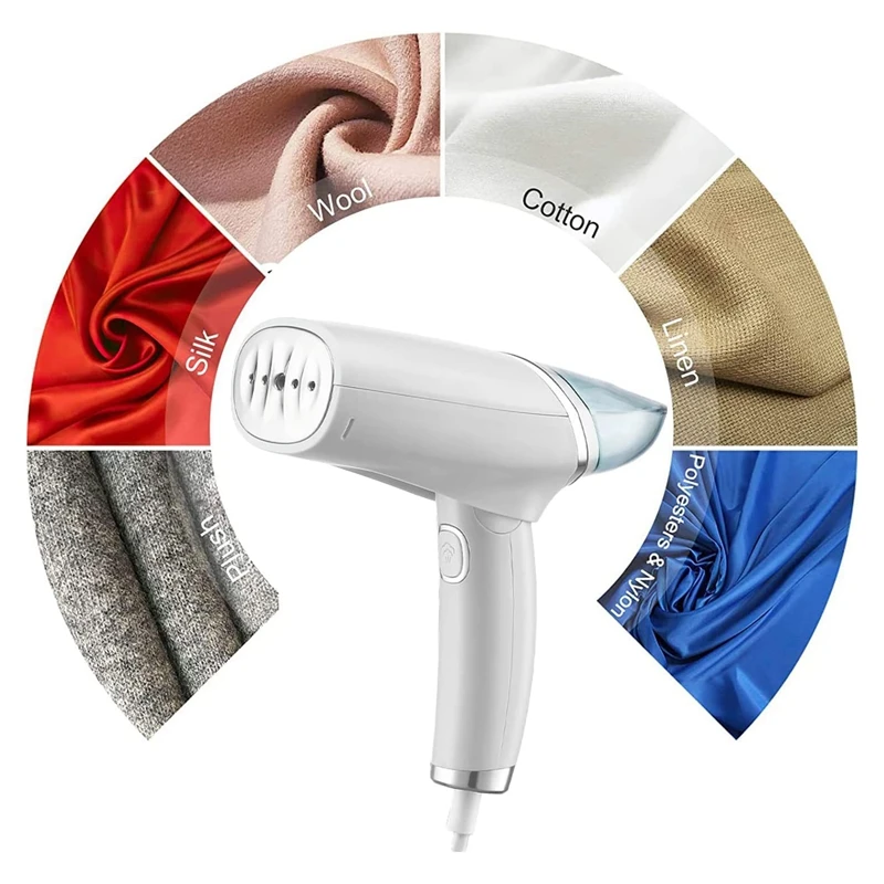 Portable Steamer For Clothes,Handheld Steamer,Foldable Steam Iron-Fast,Fabric Wrinkle Remover 1000W Strong Power.US Plug Durable