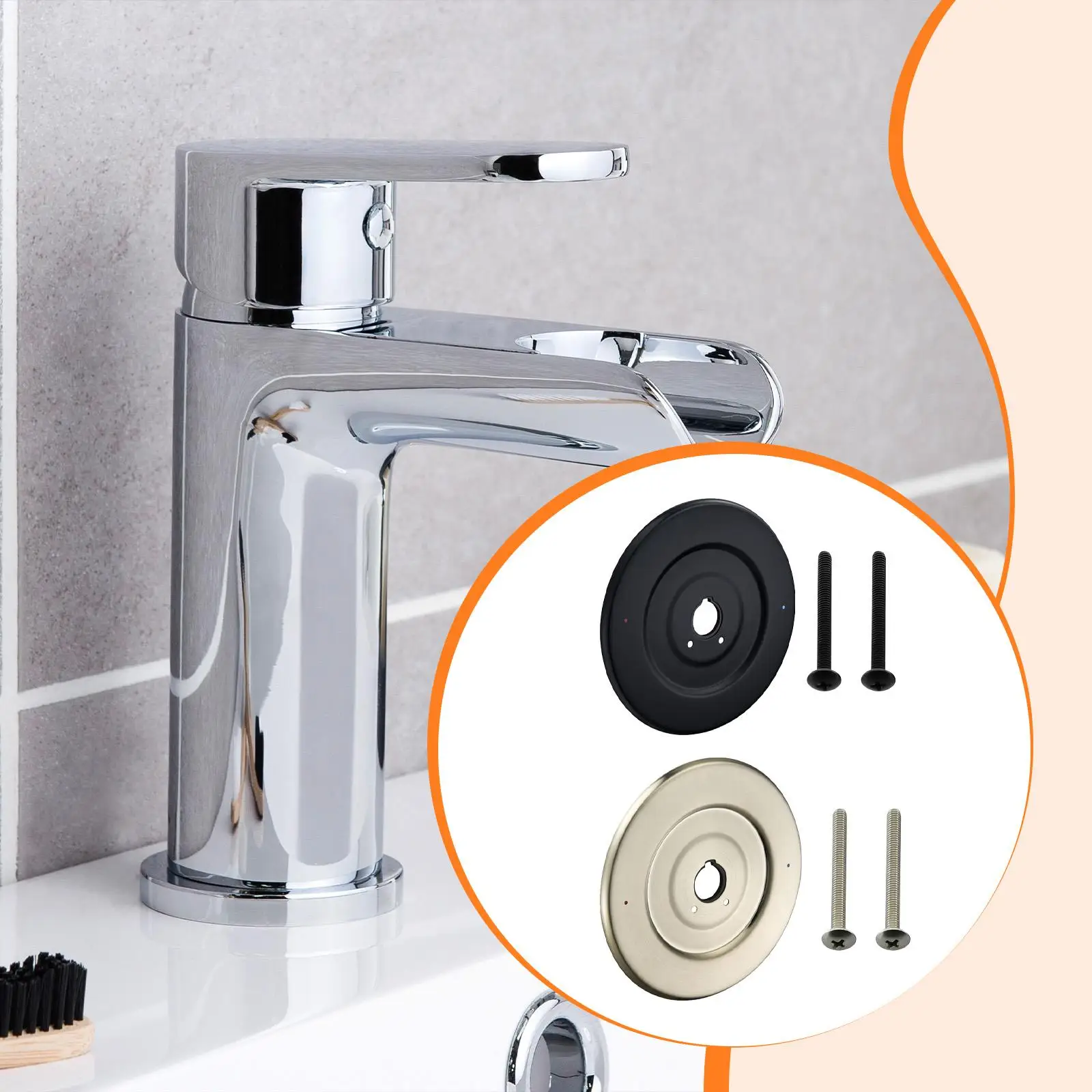 

Сменная накладка с одной ручкой, смесители для душа и накладка