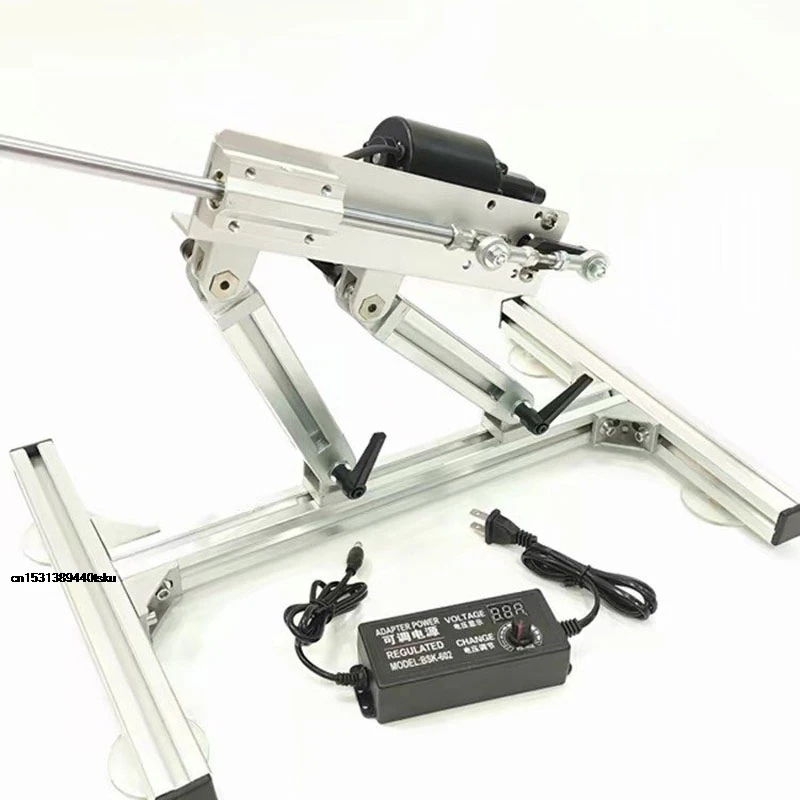 PracticalStroke DIY Telescopic Linear Actuator Aluminum Adjustable‑Angle Stand, Linear Motor Kit with Speed Regulator for Aut 21