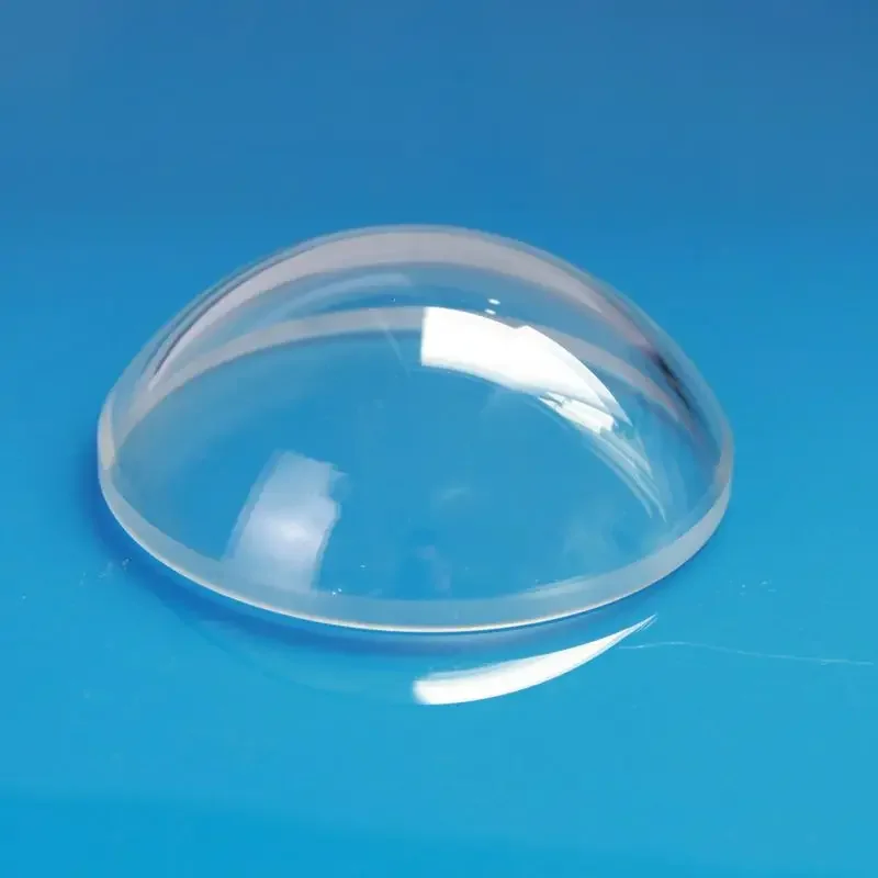 Customized BK7 hemispherical optical dome lens for camera protection cover or underwater camera