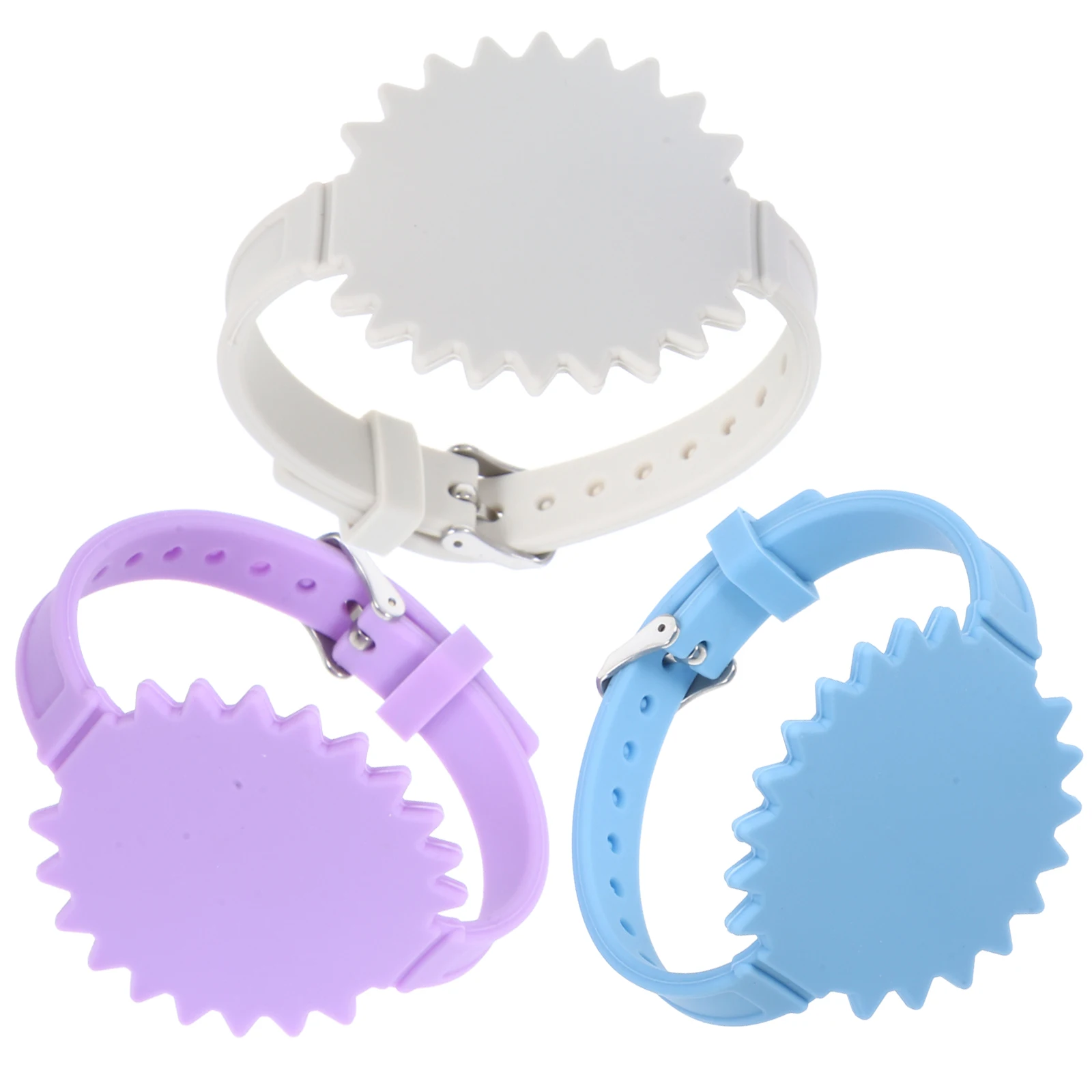 

3pcs Memo Wristbands Reusable Silicone Slap Bracelet To Do List Kids Safety Nurse Note Erasable Wearable Notepad