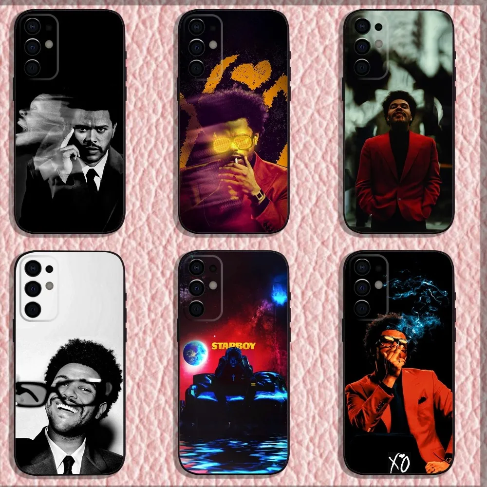 Singer The W-Weeknd Xo Phone Case For Samsung S24,S21,S22,S23,S30,Ultra,S20,Plus,Fe,Lite,Note,10,9,5G Black Soft Shell