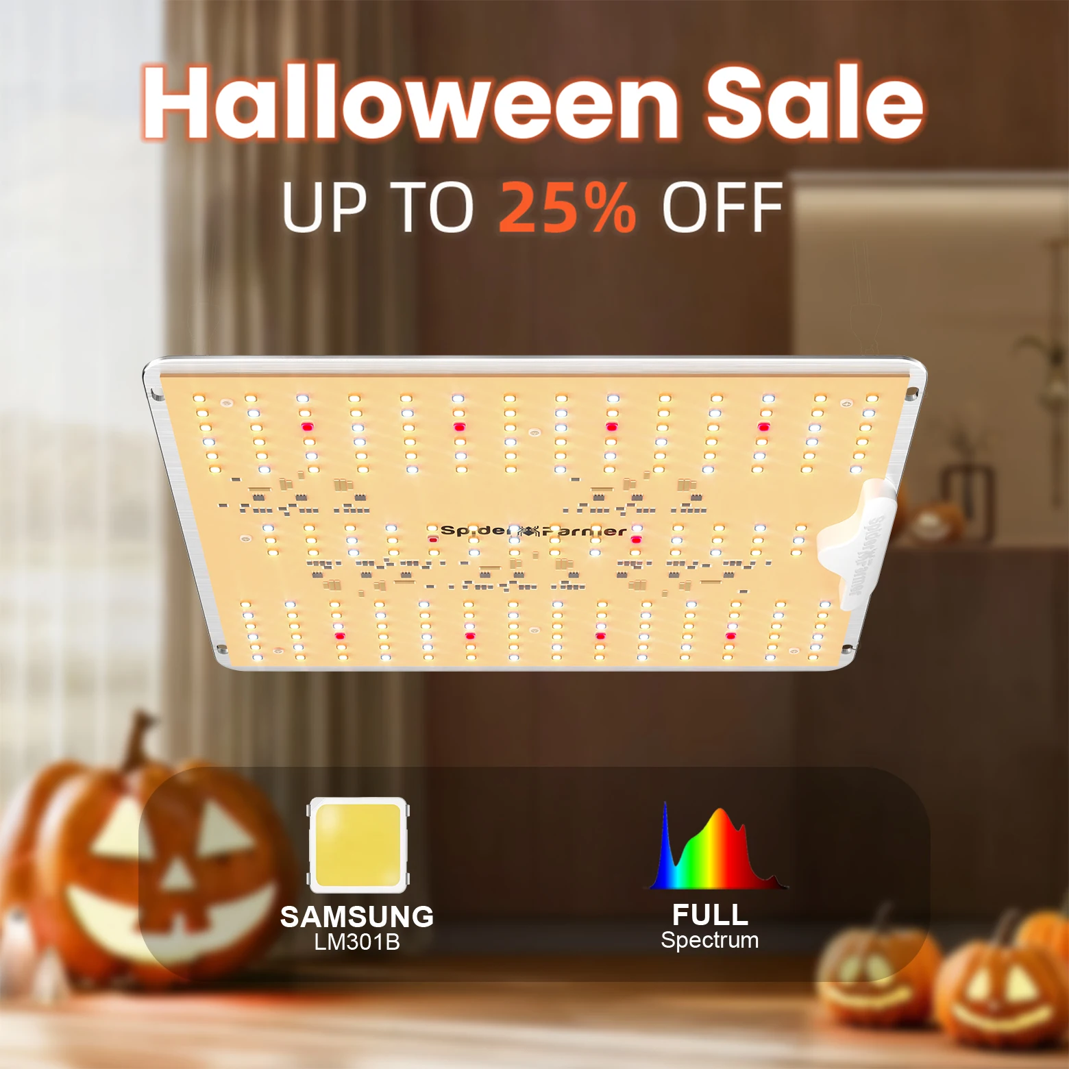 العنكبوت مزارع SF1000D LED تنمو ضوء الطيف الكامل LED تنمو مصباح لزراجات الدفيئة الخضار زهرة النباتات #1