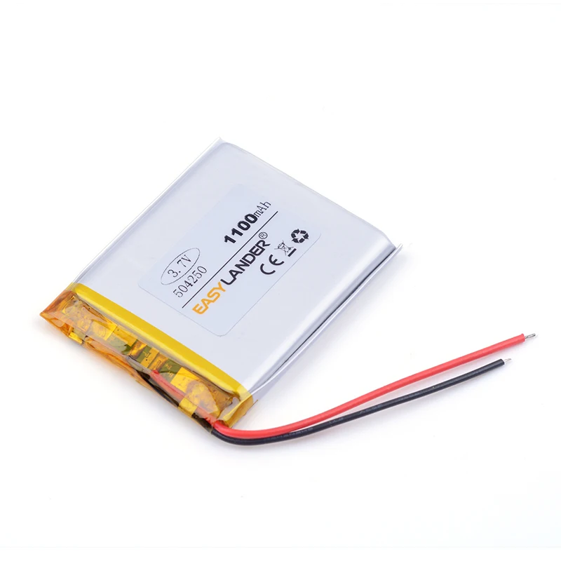 ion li Wholesale 3.7V lithium polymer battery 1500mAh 504250 navigator Speakers For GPS DVR toys mp3 MP4 MP5 Speaker E-book