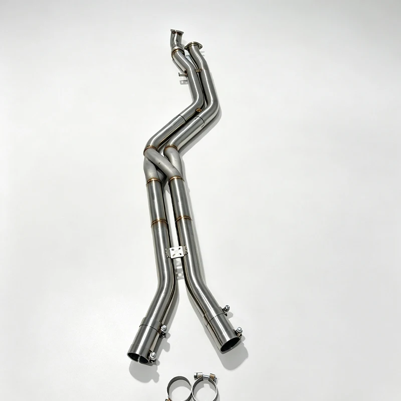 ACE Z Pipe Equal Length Midpipe für BMW M3 G80 M4 G82 M2 G87 3.0T S58 Free Flow Midpipe Edelstahl-Auspuffanlage – Detail 5