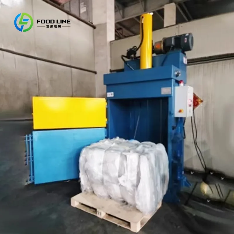 Customized 30 Ton Vertical Hydraulic Baler for Pet Bottle Biomass Straw Textile Waste Paper Cardboard Baling Press Machine