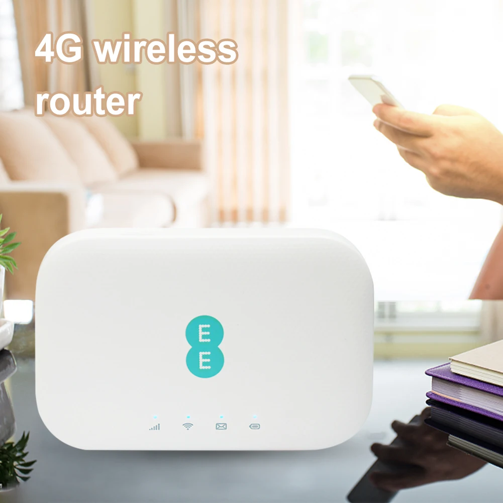 Alcatel EE71 4G Wireless Router 300Mbps 2150mAh Quick Access The Internet Micro USB 2.0 Interface Portable Mini Outdoor Hotspot