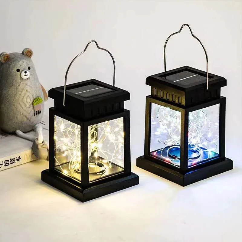 

Waterproof Solar LED Lantern Candle/String Light Warm White/Colorful Outdoor Hanging Garden Lamp With Clip for Courtyard Patio