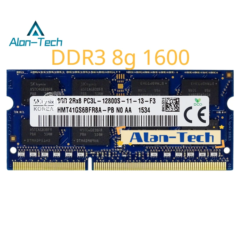 DDR3 8G 1600 Three Generations of Laptop Memory DDR3L 8G Compatible with 1066