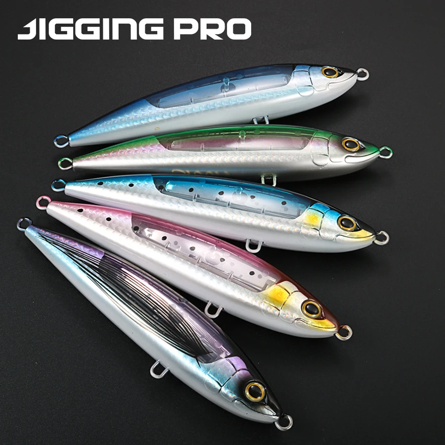 

Воблер JIGGING PRO Sardine Ball Flash Boost 150мм 71г, тонущий, для морской рыбалки на тунца и GT