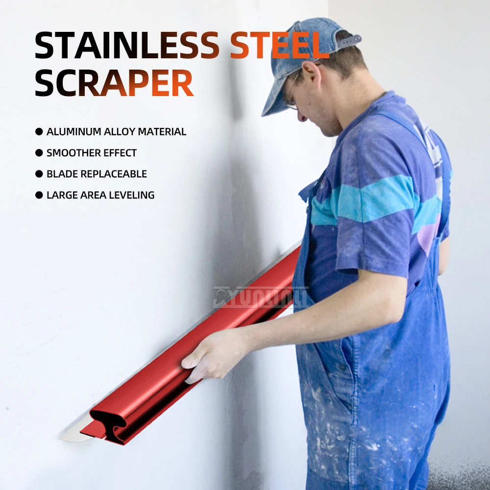 Plaster cement leveling machine Aluminum alloy putty scraper Putty scraping tools Spackle scraper
