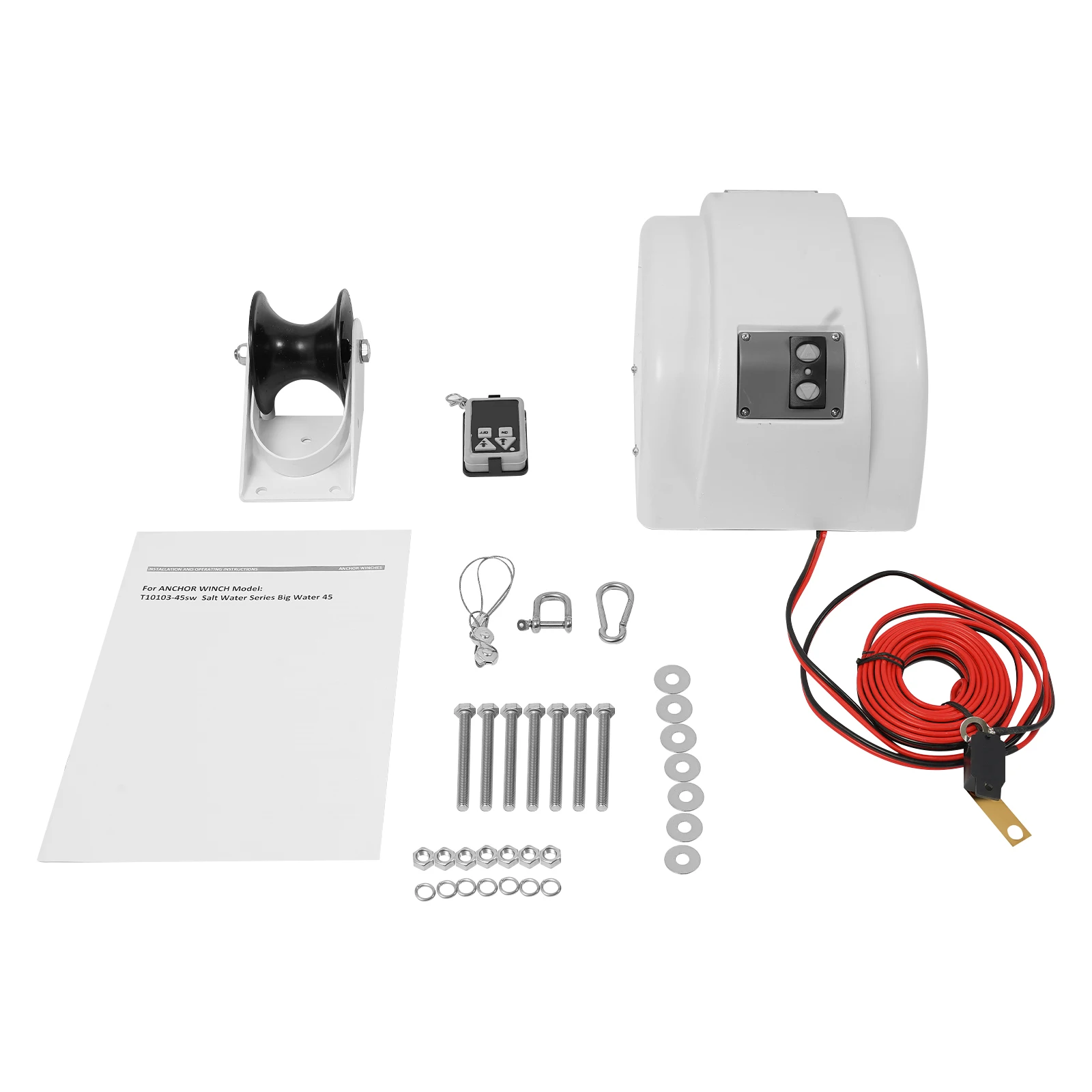 

Boat Electric Anchor Winch 45lbs Electric Anchor Winch Boat Anchor Wench With Remote Control For Anchoring And Dropping