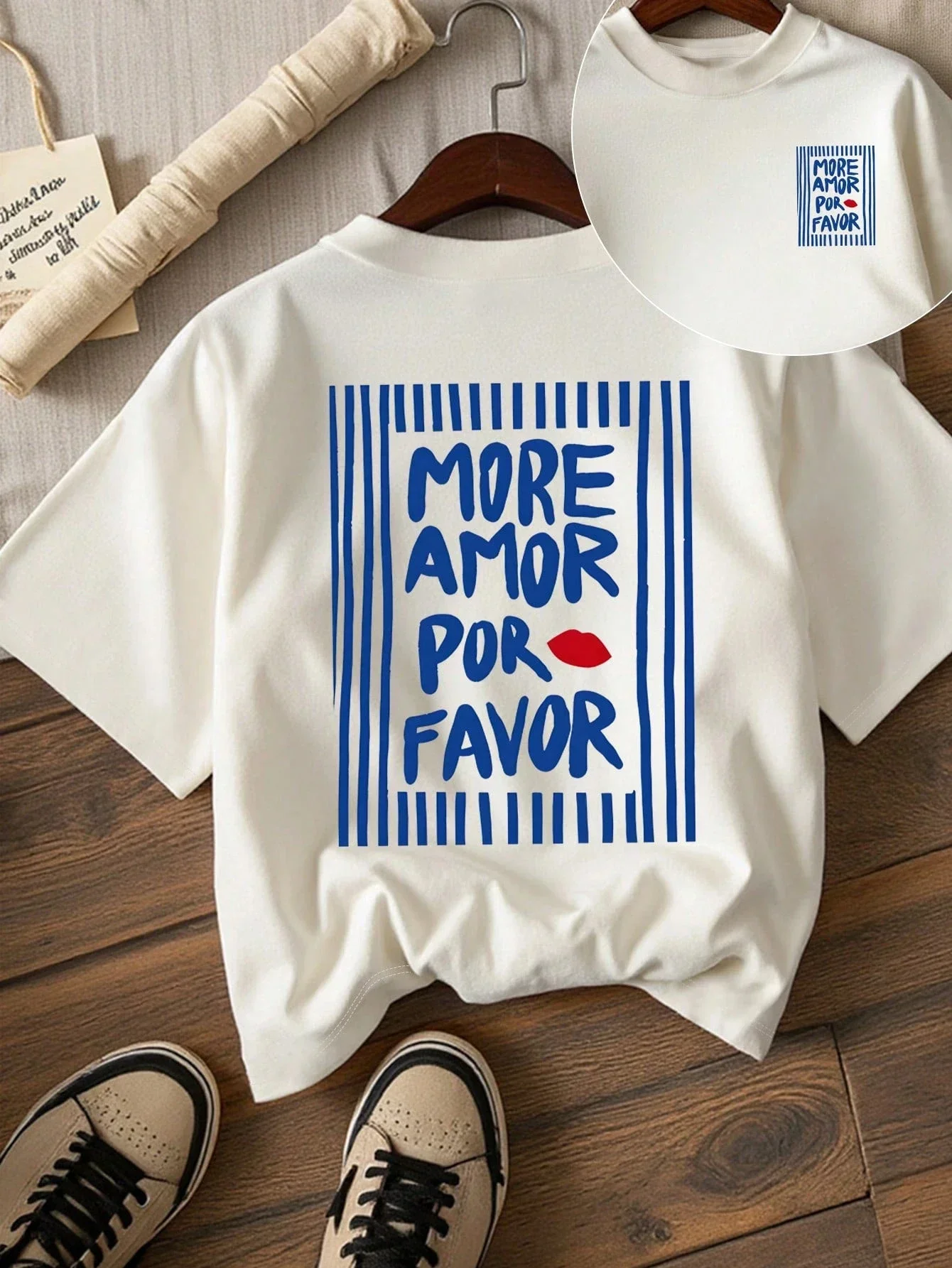 Fashionable round neck short sleeved shirt suitable for surfing beach T-shirt  summer and spring women's short sleeved shirt